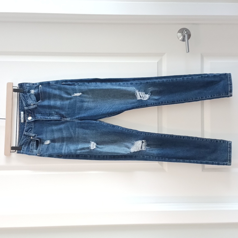 Forever 21 - Distressed Long Jeans